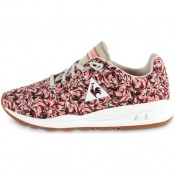 Le Coq Sportif Lcs R950 Jacquard Flowers Blanc/Bordeaux - Chaussures Baskets Basses Femme Personnalisé